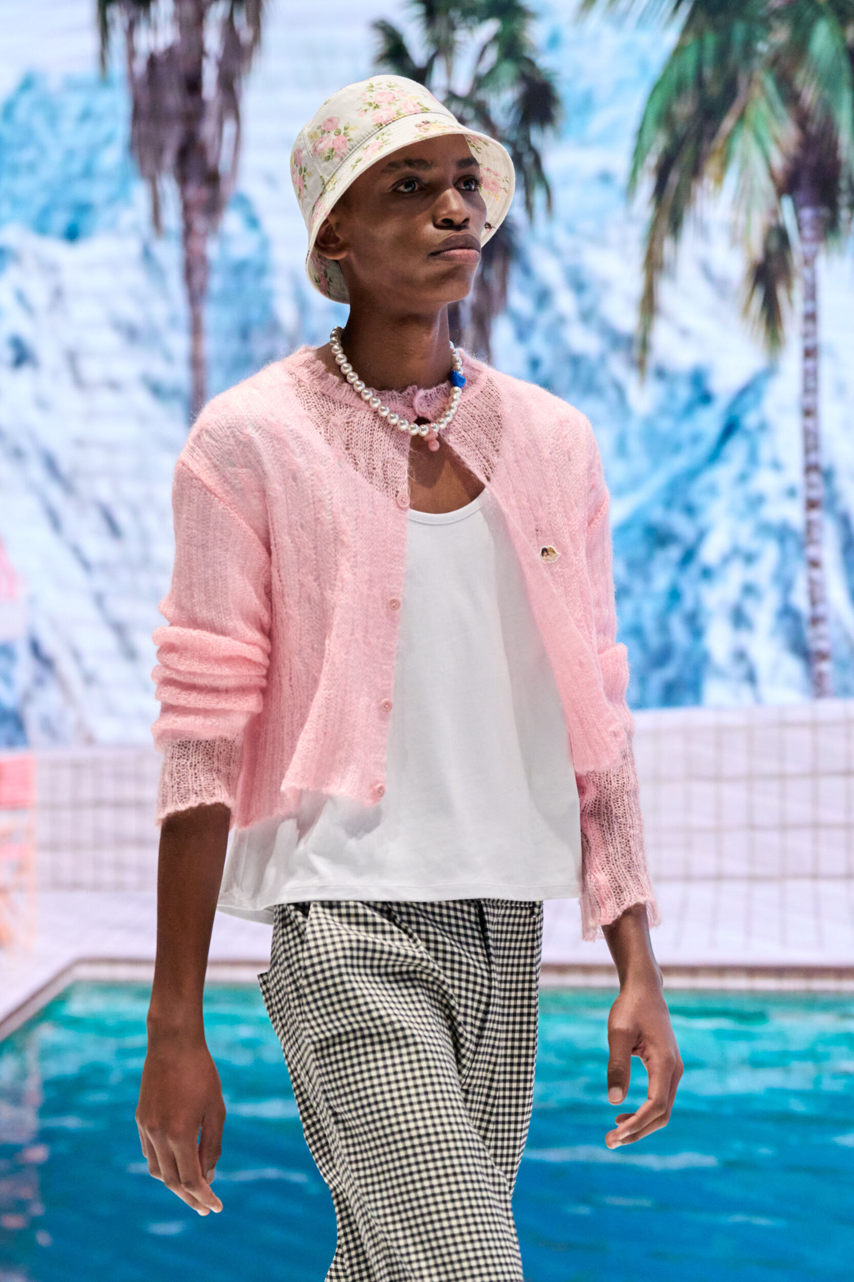 Floral Angel Bucket Hat Multi